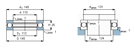 鑫宙國際貿(mào)易(上海)有限公司進口51122軸承樣本圖